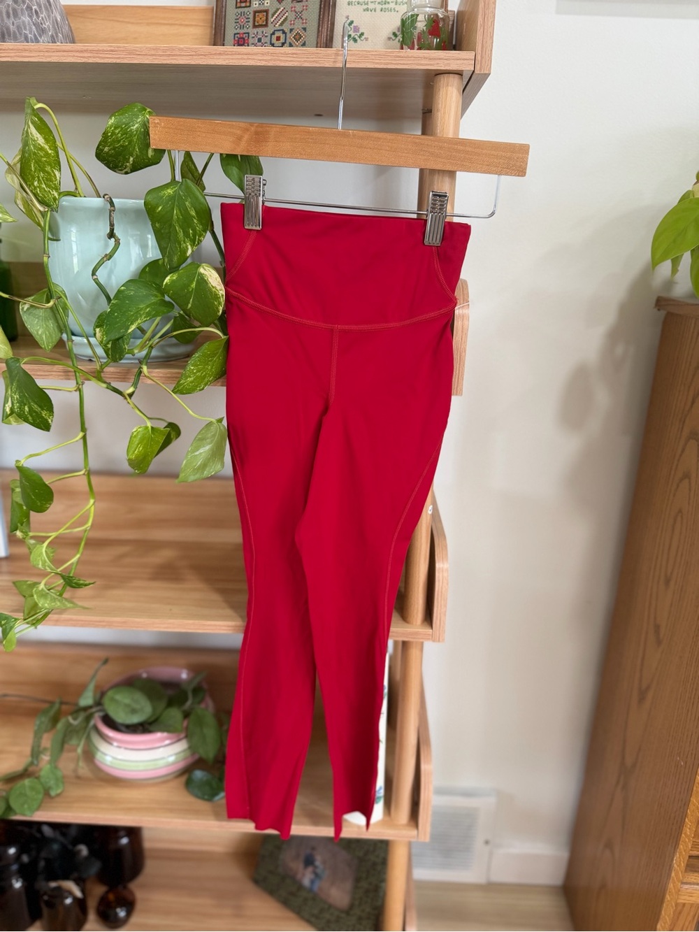 Lululemon Red Base Pace Crop Leggings Size 0
